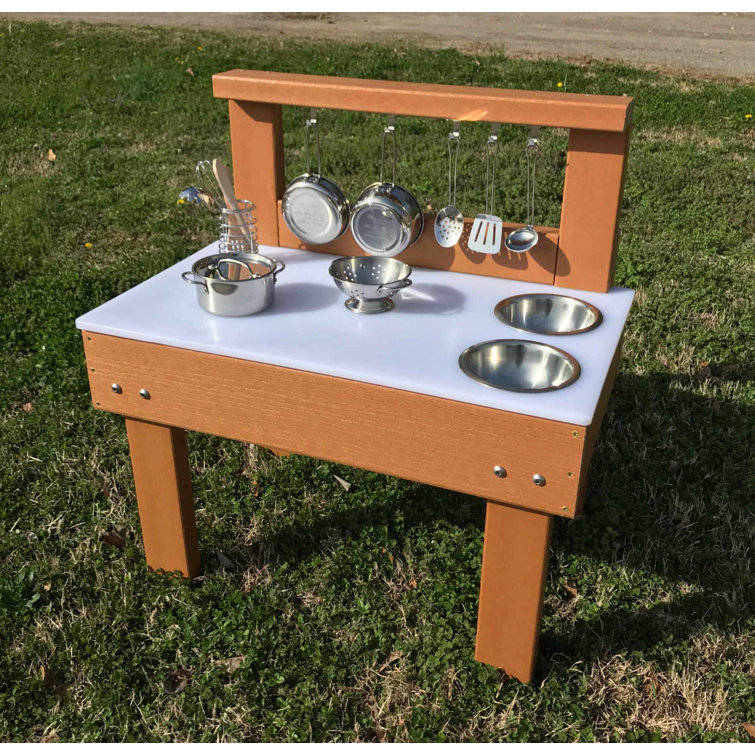 Kids' Station Indoor/Outdoor Toddler Mud Kitchen Set & Reviews Wayfair.ca